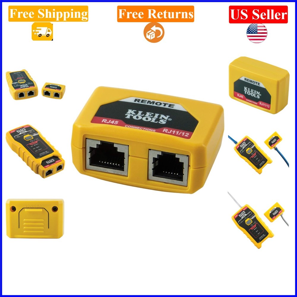 150 Replacement Remote for Klein LAN Explorer Cable Tester, Yellow