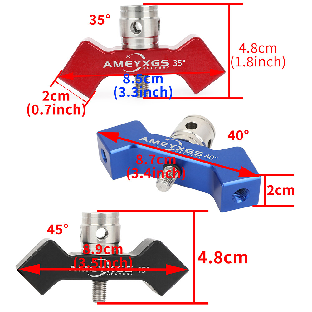 1Set Double Side V Bar Stabilizer Rod Adjustable Quick Disconnect Mount Shooting