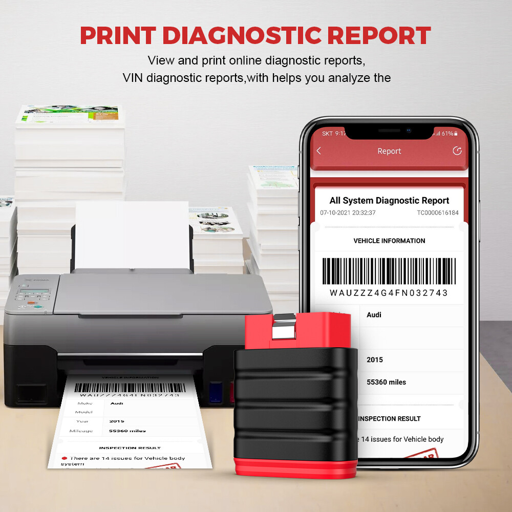 Bidirectional OBD2 Scanner All System Car Diagnostic Tool EPB Oil Reset ABS