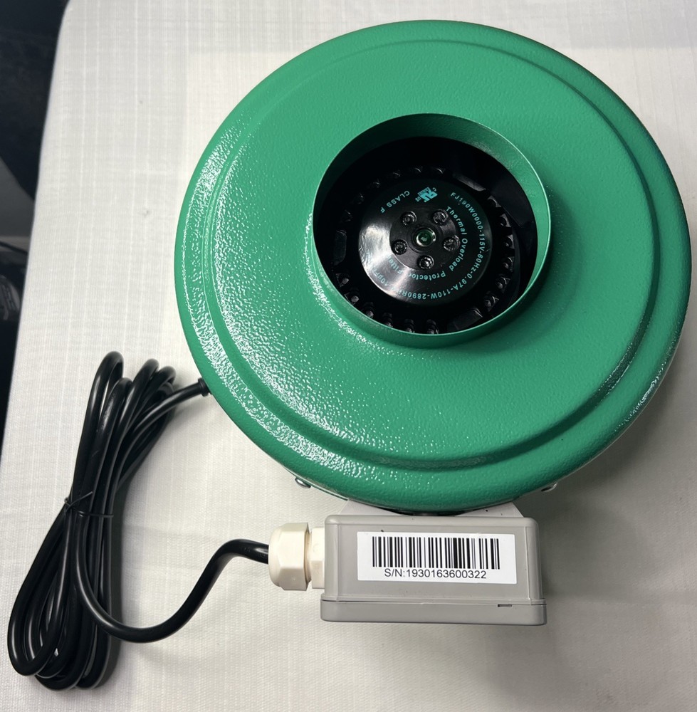 Active Air 4 Inline Duct Fan, 165 CFM