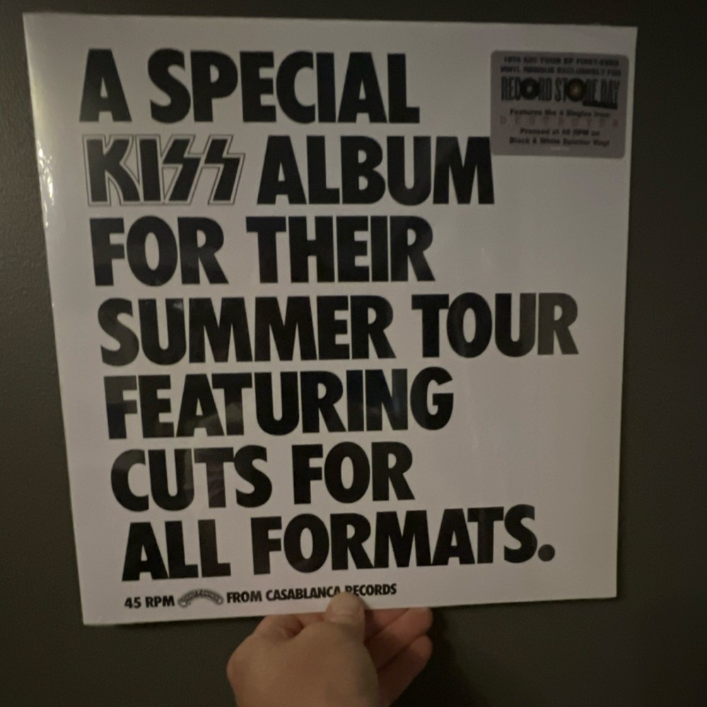 KISS A Special KISS Album for Their Summer Tour Promo RECORD STORE DAY