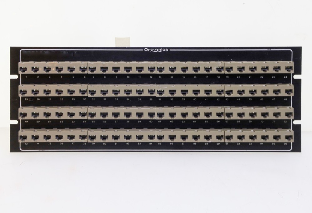 ORTRONICS 96 Port Modular 8 Position Telco Patch Panel OR-808004356