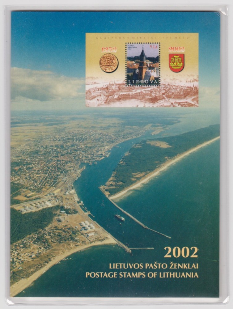 Lithuania Official Stamp Year Set 2002, MNH
