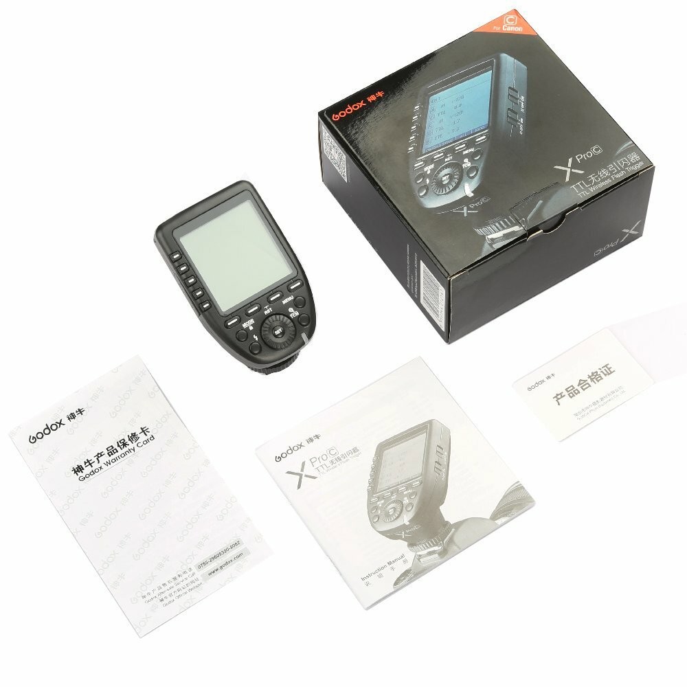Godox XPro-C TTL Wireless Flash Trigger Compatible for Canon EOS Cameras