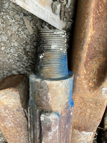Cable Tool Rock Drilling Package: 4-4/5” diameter Carbide Button Bit on approxim
