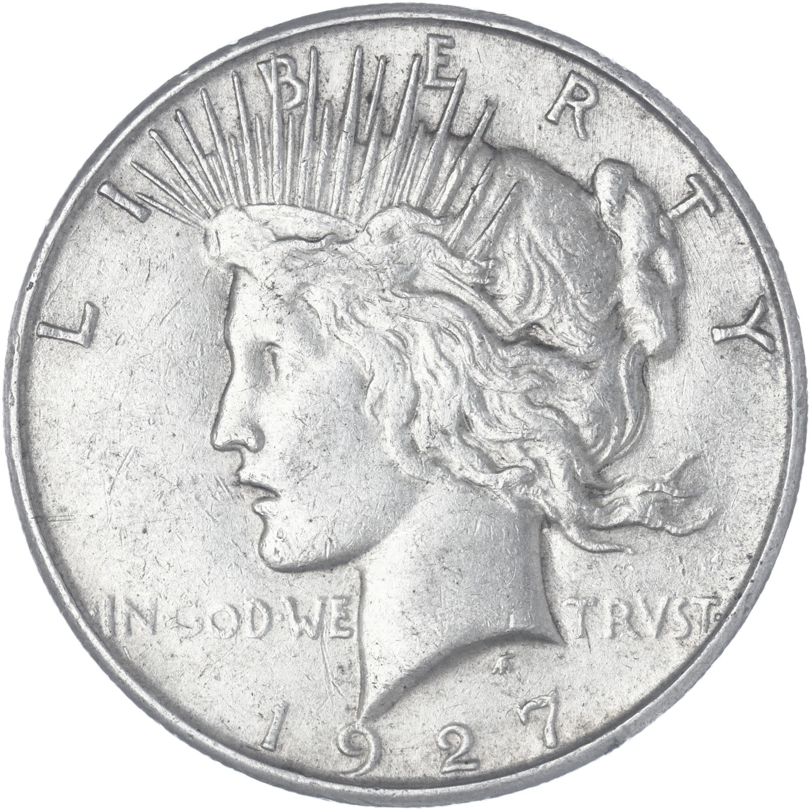 1927 S Peace Dollar Very Fine See Pics K107