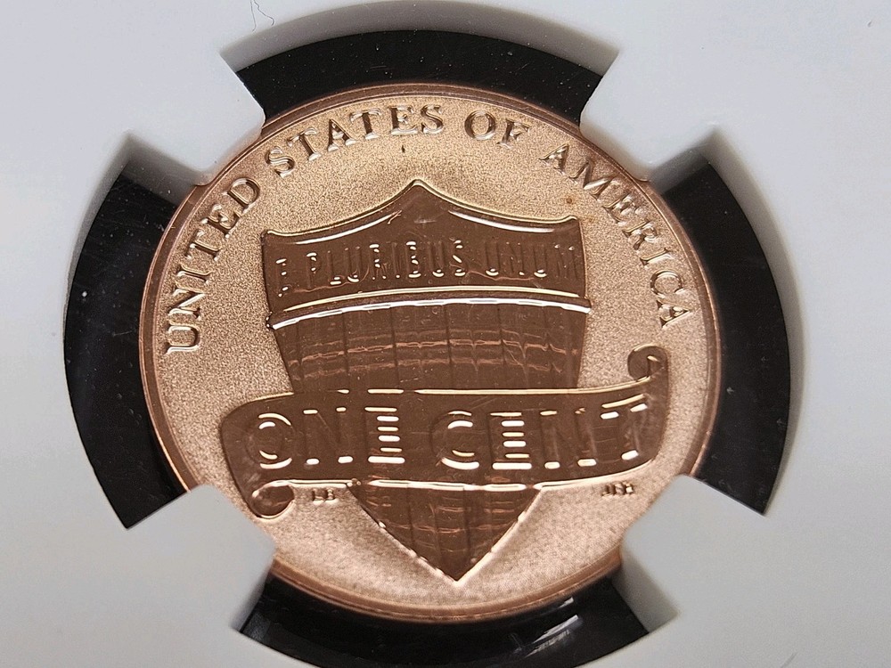 2019-W Lincoln Shield Cent 1st W Reverse Proof Cent NGC PF 70 RD First Day Issue