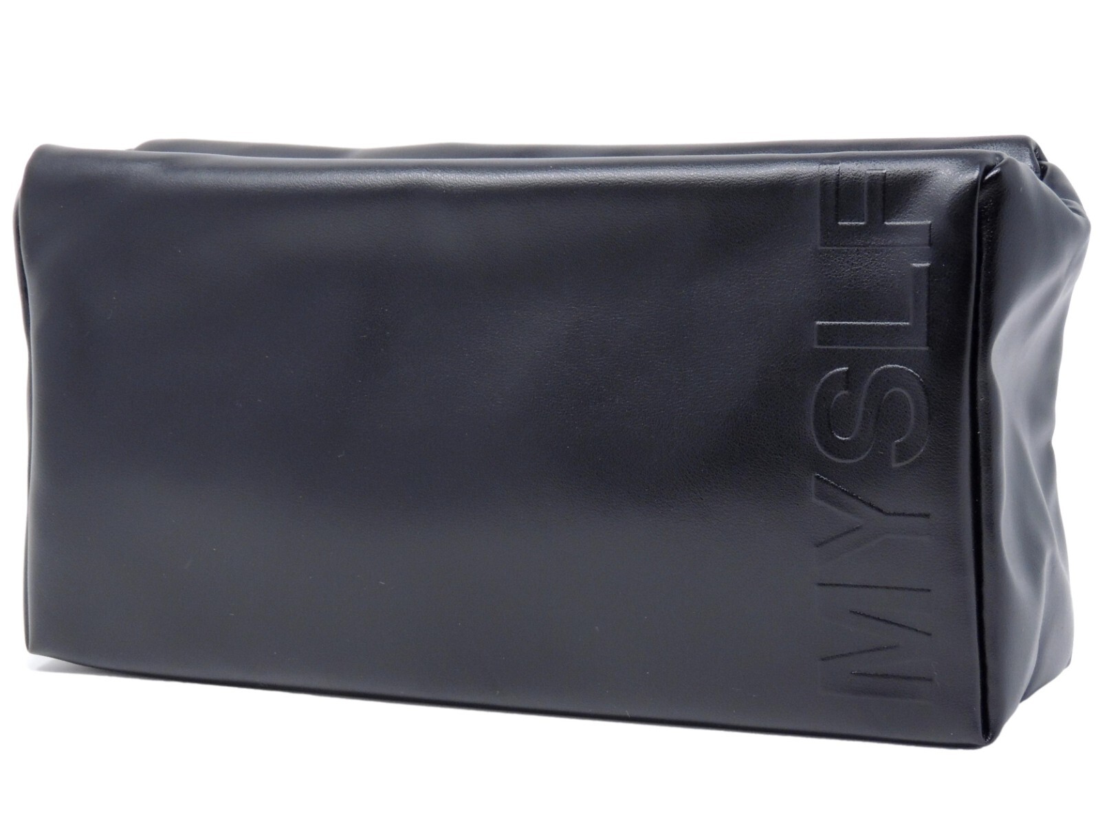 YVES SAINT LAURENT PARFUMS MYSLF BLACK TOILETRY COSMETIC SMALL TRAVEL BAG