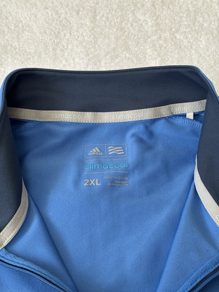 Torrey Pines Golf Course Adidas Climacool Quarter Zip Pullover Size 2XL