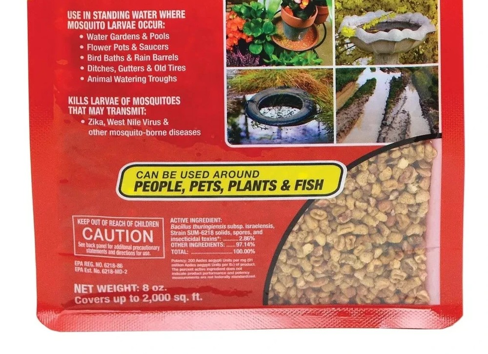 Summit 116-12 Quick Kill Mosquito Bits - 8-Ounce