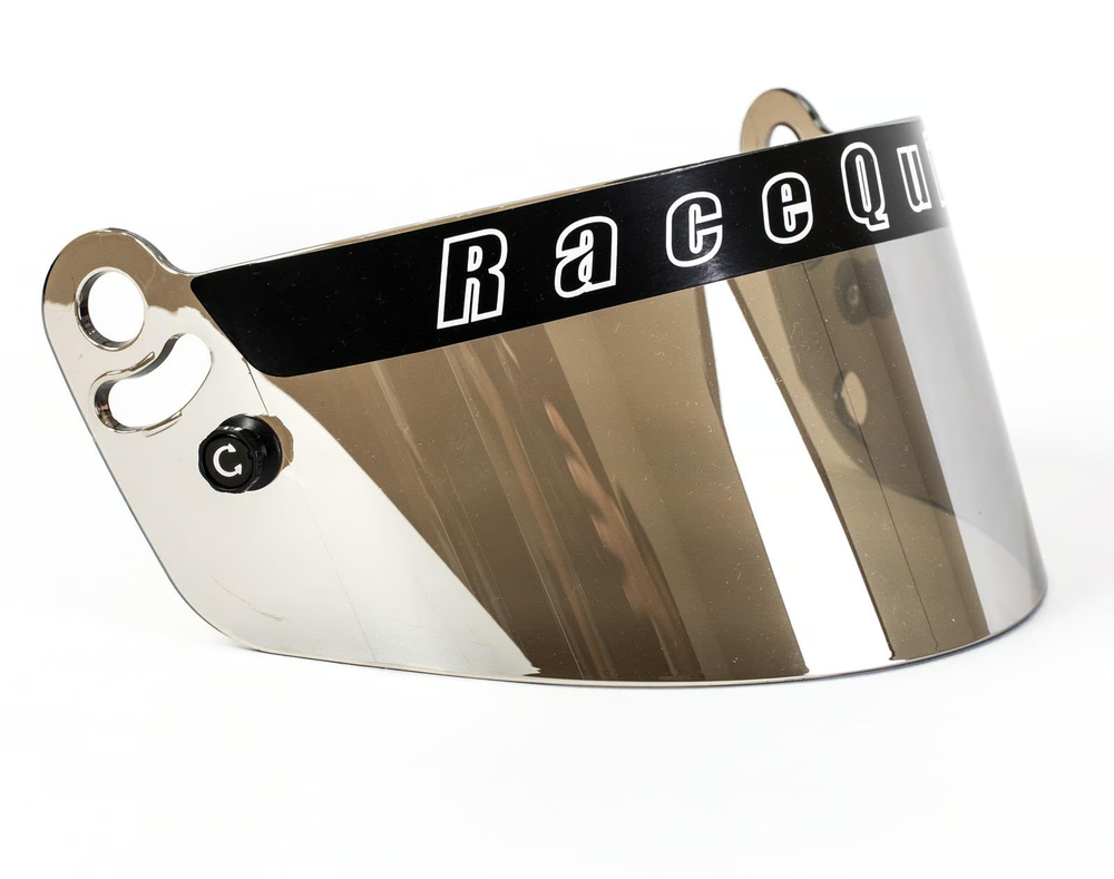 RaceQuip Mirror Helmet Face Shield - Fits Pro Model Helmet