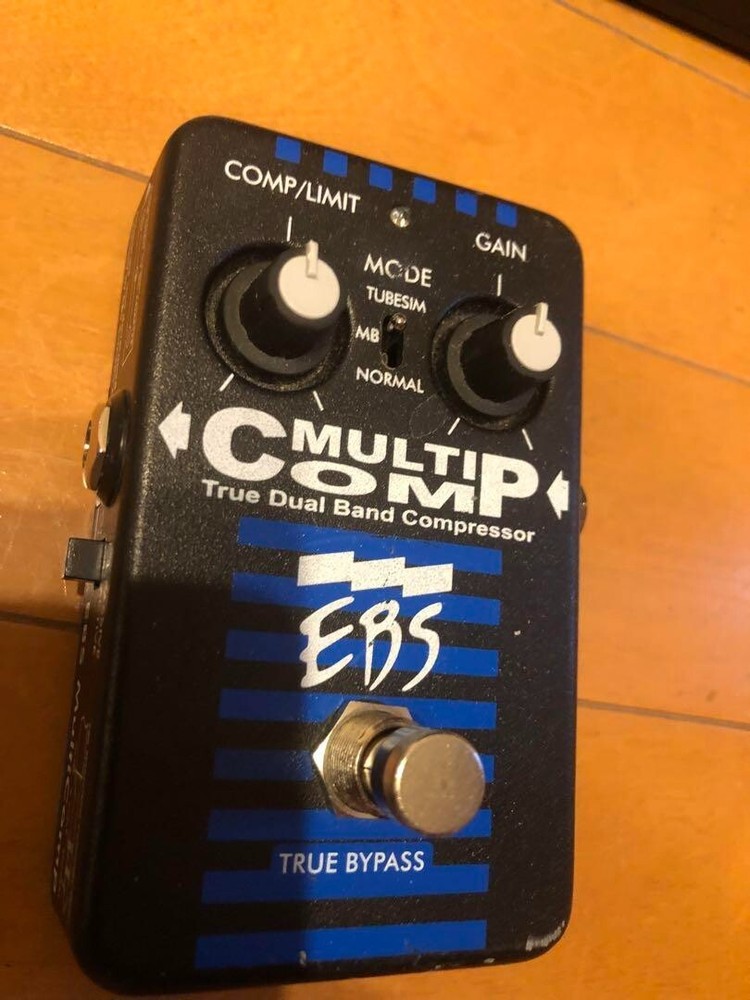 EBS MULTICOMP True Dual Band Compressor Base Effects Good GP