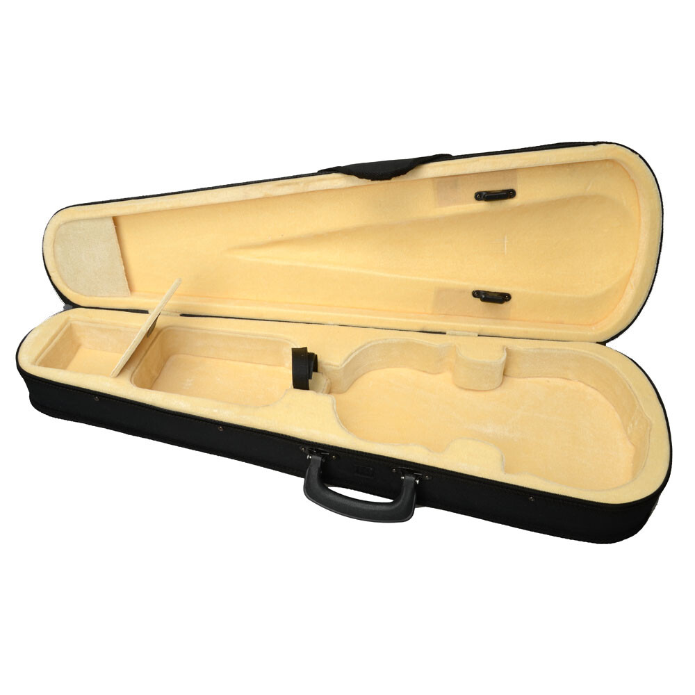 New Durable Cloth Fluff Triangle Shape Case with Beige Lining for 4/4 Violin