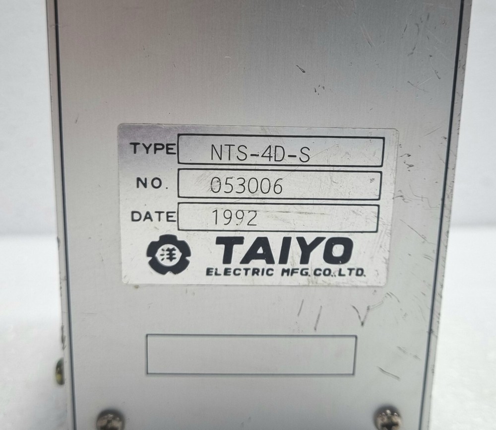 Taiyo NTS-4D-S Starter By Solid State Relay