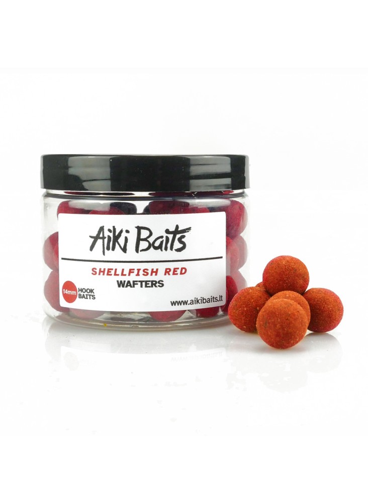 Aiki Baits Wafters 14mm Shellfish Red Carp Balanced Hookbait