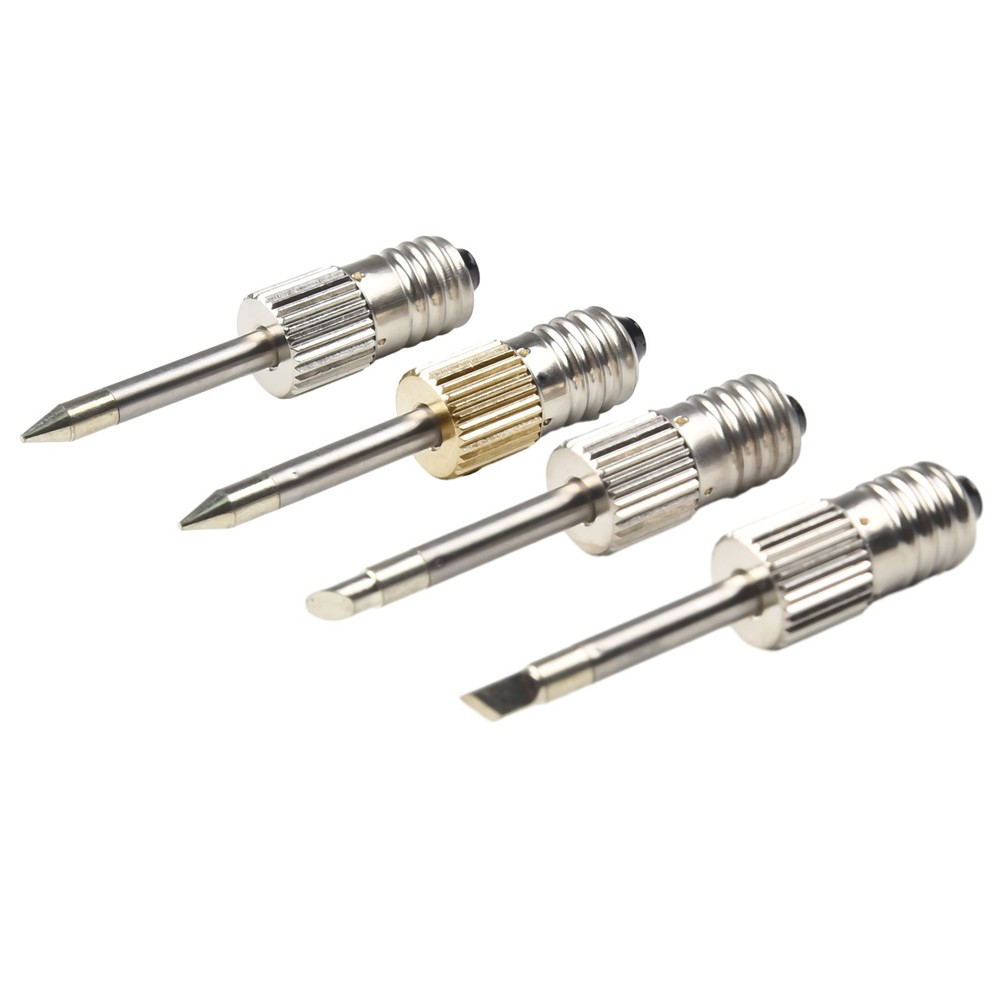 6pcs Replacement Soldering Iron Tips E10 Interface Electric Soldering/Needle Tip