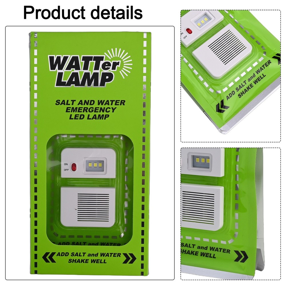 Pollution Salt Water Lamp Convenient and Eco Friendly Lighting Solution