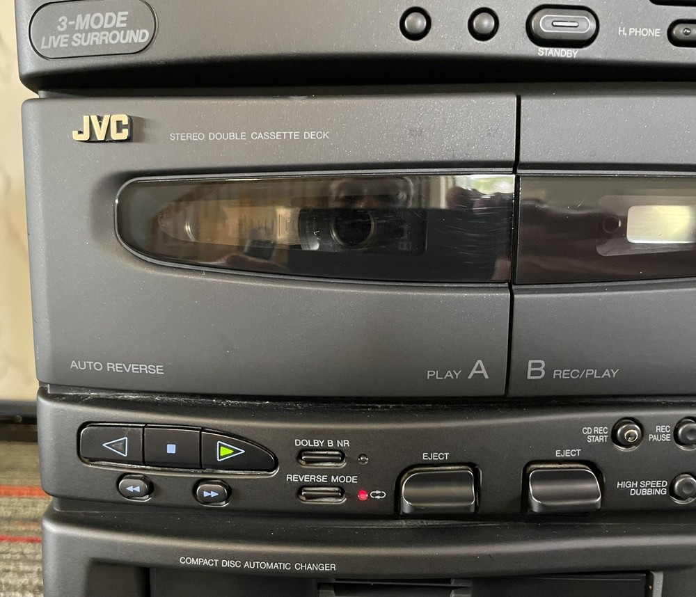 JVC CA-C33BK Stereo Receiver Working- READ