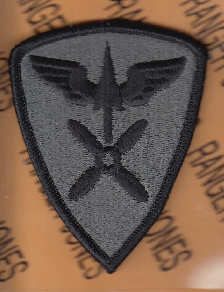 US Army 110th Aviation Brigade ~3" ACU uniform patch w/ HOOK m/e