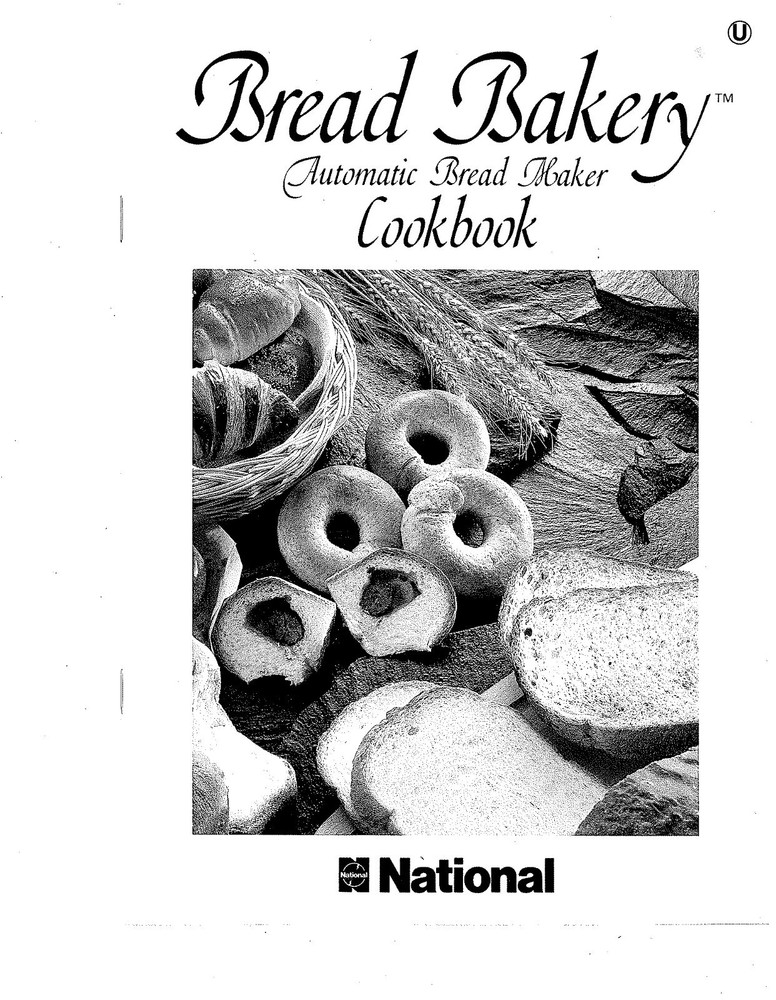 National Bread Machine Manual SDBT65N