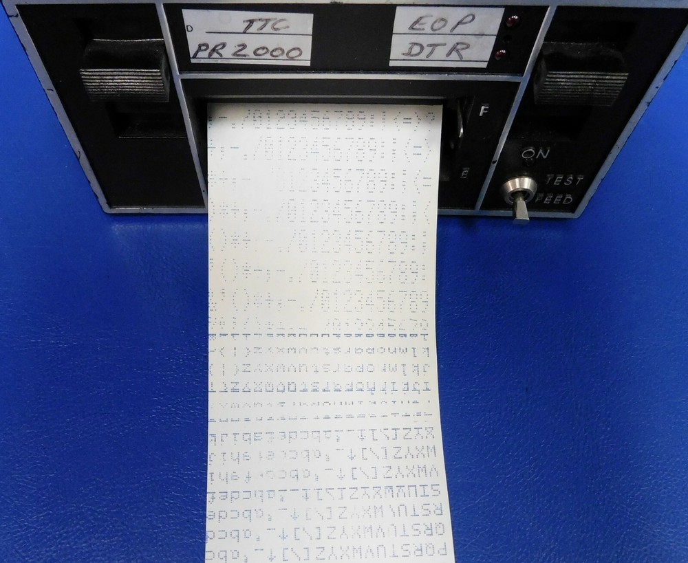 TTC / JDSU PR2000 Miniature Alphanumeric Printer Untested