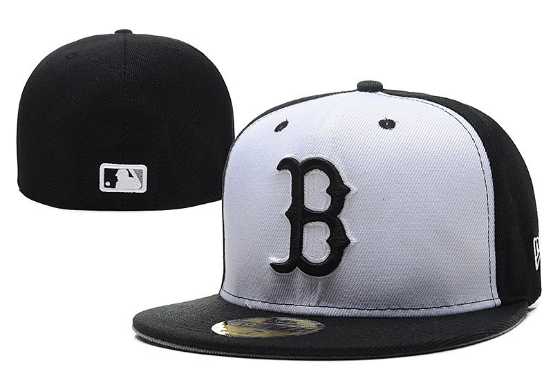 Boston Red Sox MLB Basic 59FIFTY Baseball Cap 5950 Fitted Hat Era NEW