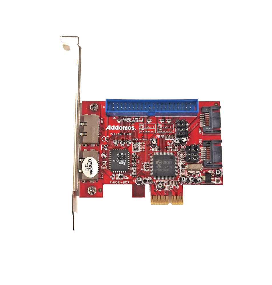 ADDONICS ADI2S3GPX1-2E SATA ATA Raid Controller PCi Express X1