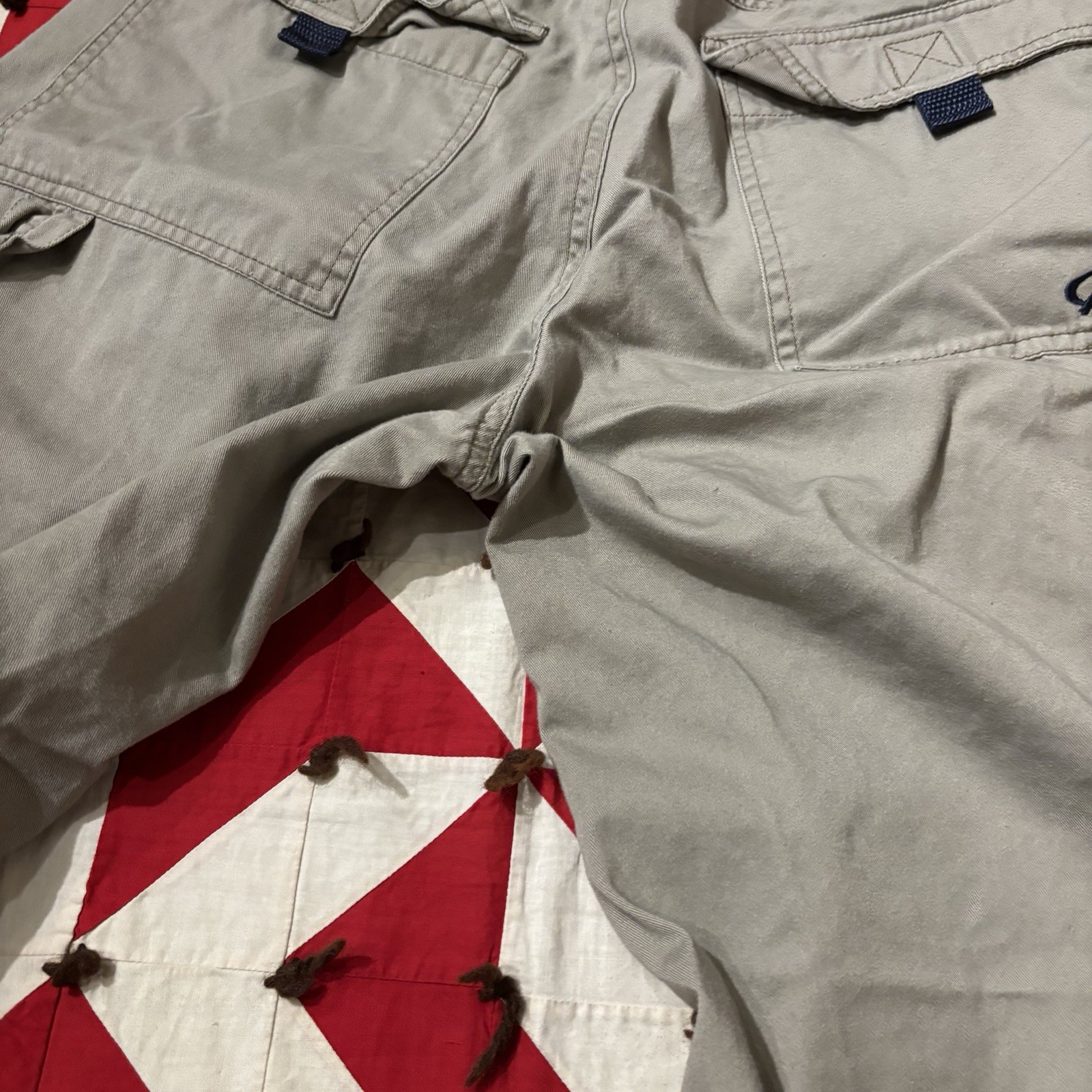 Vintage Y2K Masters Of Architectural Clothing Pants Raver As Is Worn Beige