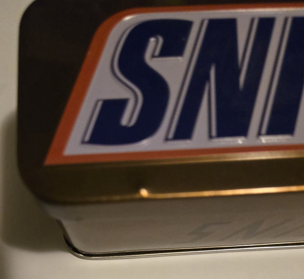 Snickers Tin Container Stash Box Storage Empty