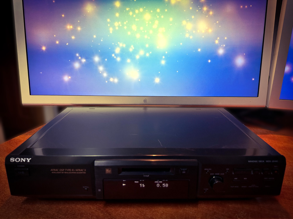 SONY MDS-JE440 🌈RaRe🌈 Mini-Disc Player Recorder Deck