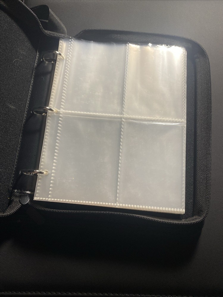 Card, Binder, 4 X 4, Zipper And Handle