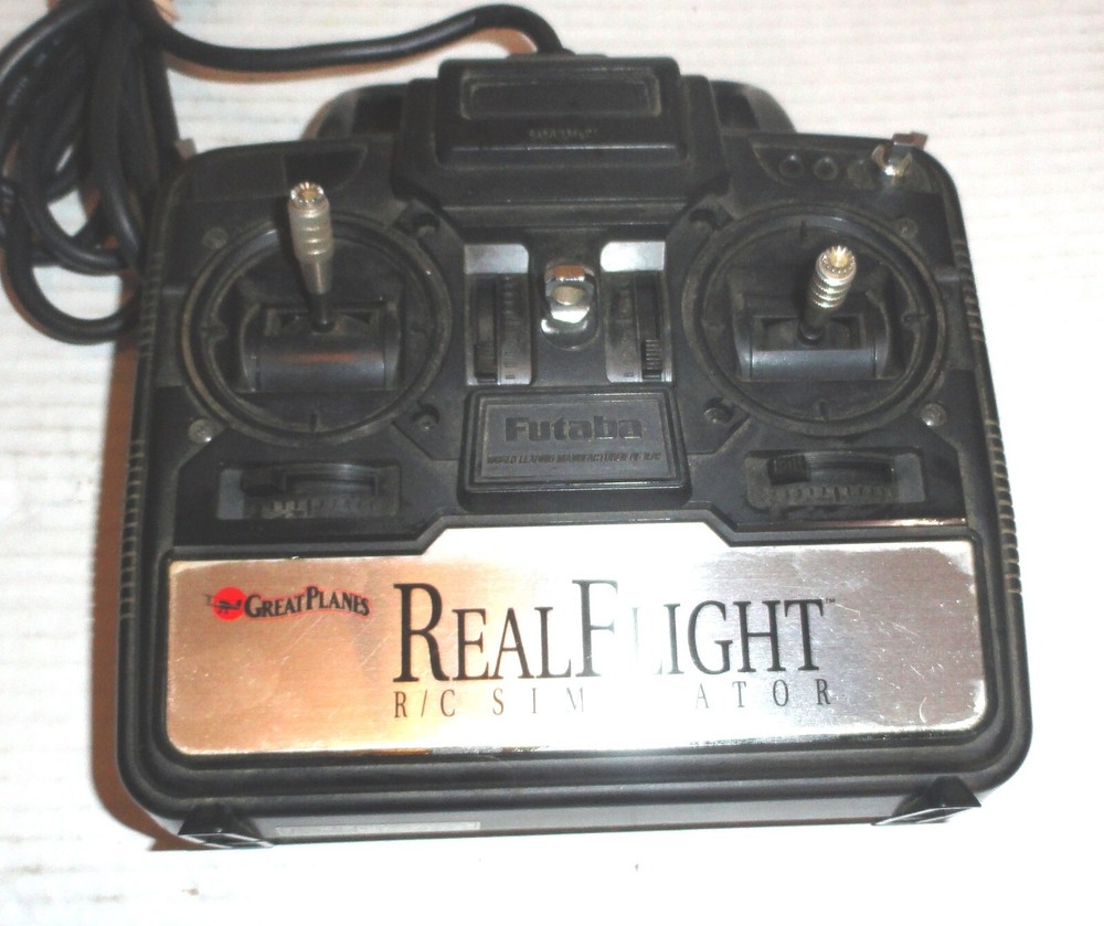 Vintage Great Planes Real Flight R/C Simulator with Futaba Controller UNTESTED