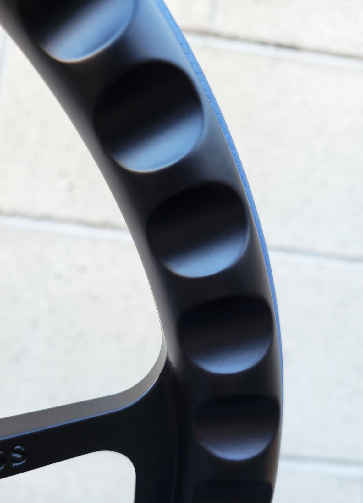 14" Black Billet Steering Wheel Vinyl Half Wrap Licensed Chevy Bowtie Horn