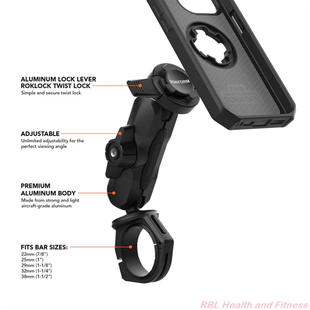 ROKFORM Pro Ball Motorcycle HandlebarPhone Mount