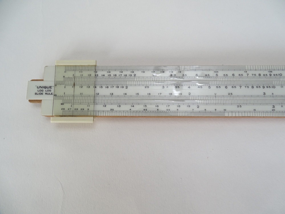 Vintage Unique Universal U.I Slide Rule