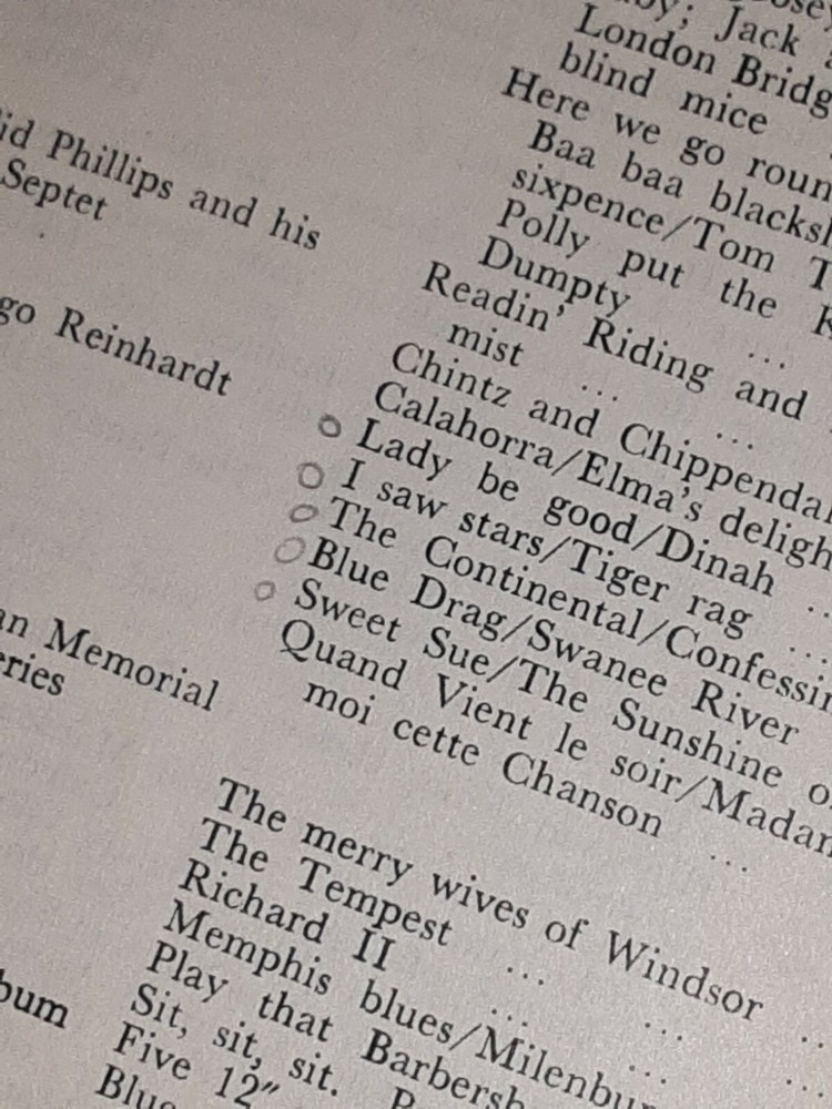 Complete Independent Record Catalog 1951