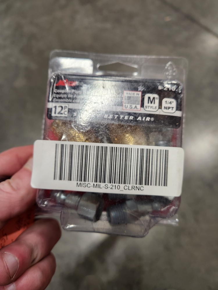 Clearance Milton S-210 Coupler Plug Kit
