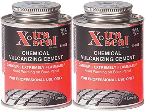 Xtra-Seal Chemical Vulcanizing Cement (8 oz.) - 2 Pack White