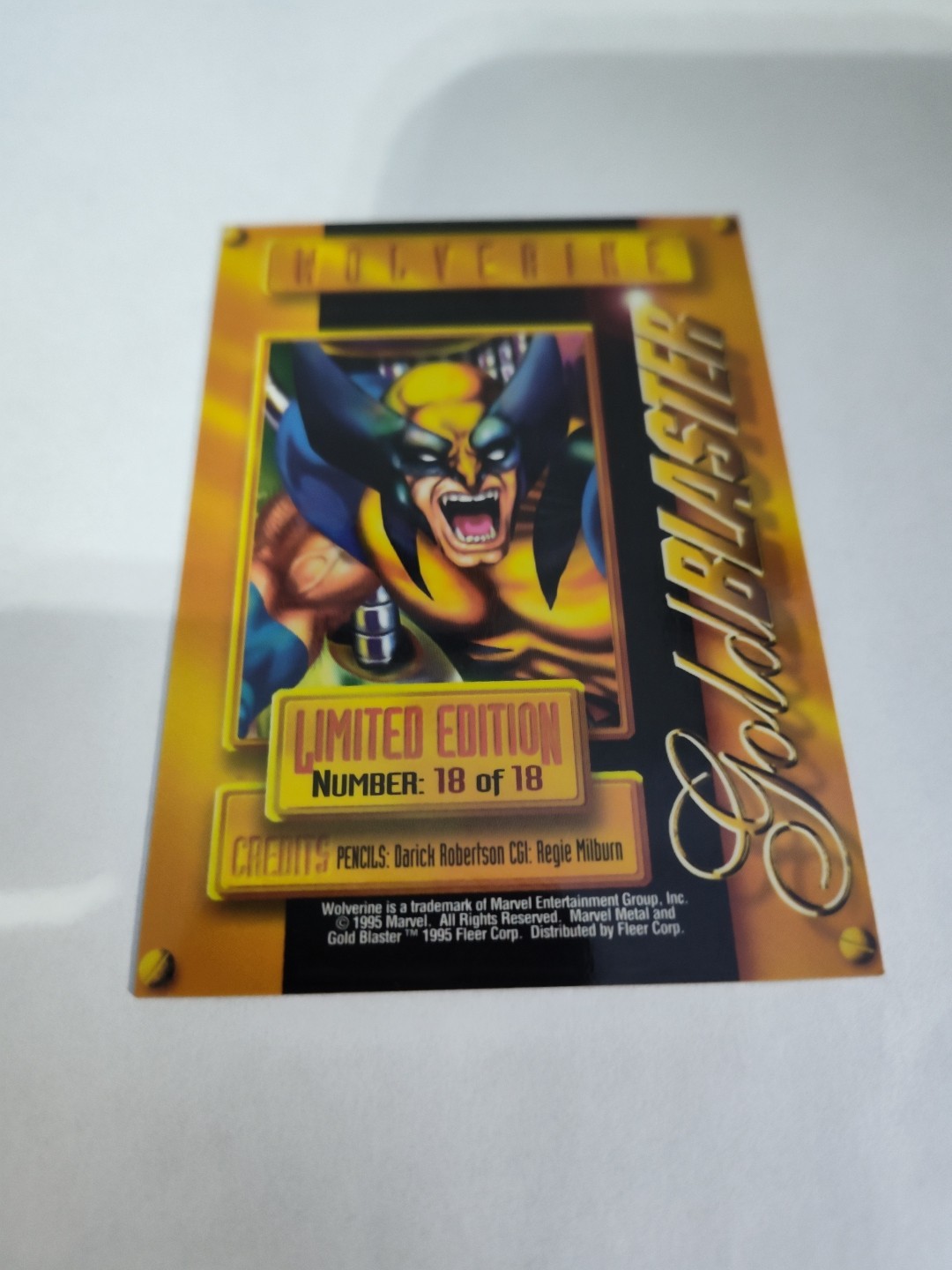 1995 fleer marvel metal gold blaster limited edition you pick fill your set