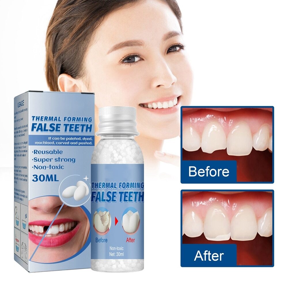 False Teeth Solid Glue Temporary Tooth Repair Moldable Teeth Resin Gap Denture
