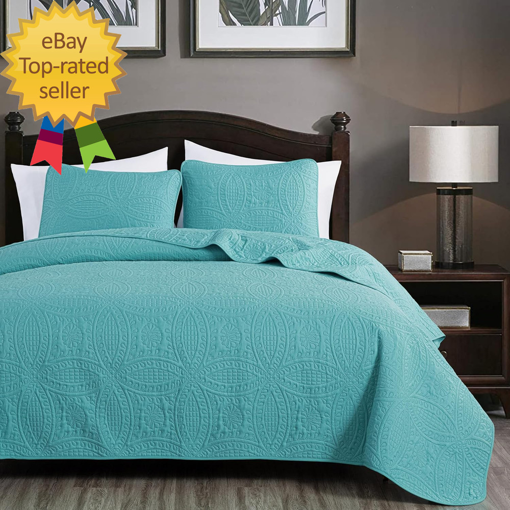 Austin 3 Piece Oversized Bedspread Coverlet Set