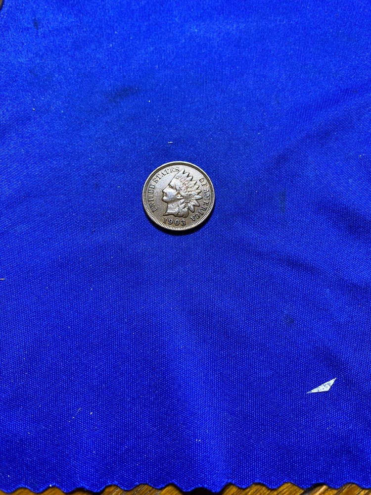 Indian Head Cent 1903 Circulated Type II VF #2