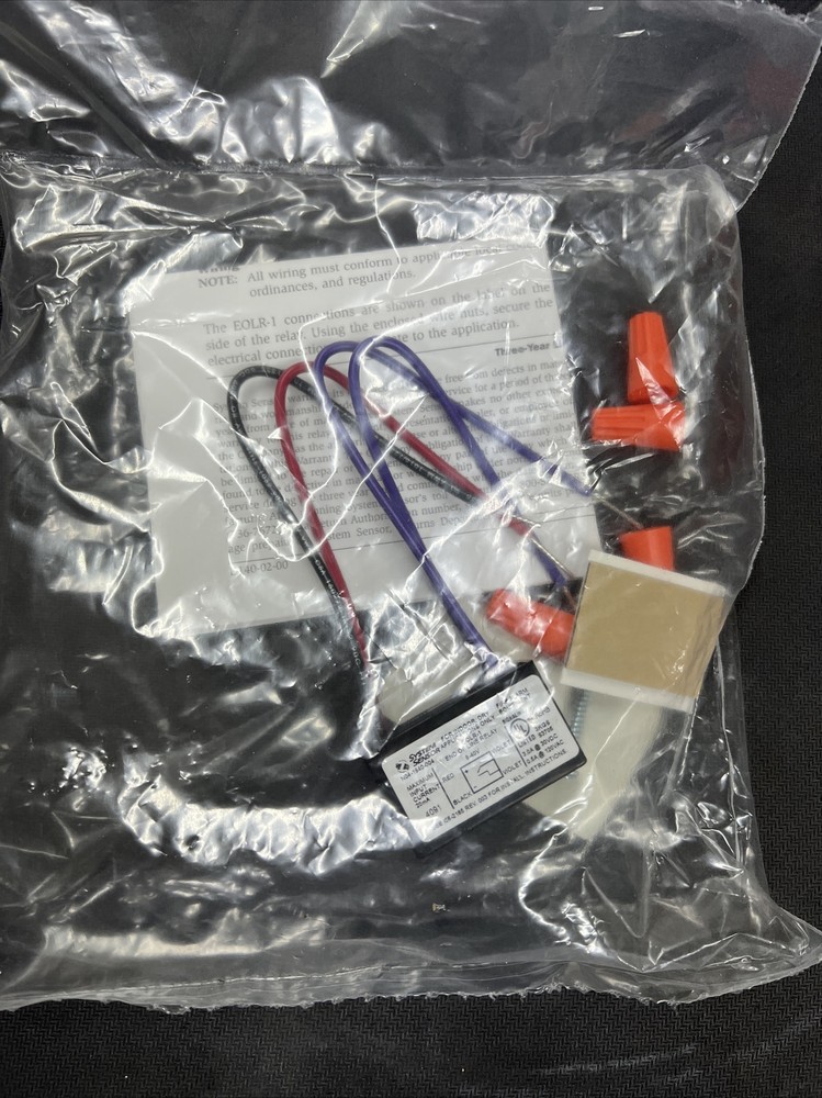 SYSTEM SENSOR #E0LR-1 EPOXY ENCAPSULATED SPST 9 TO 40 VDC