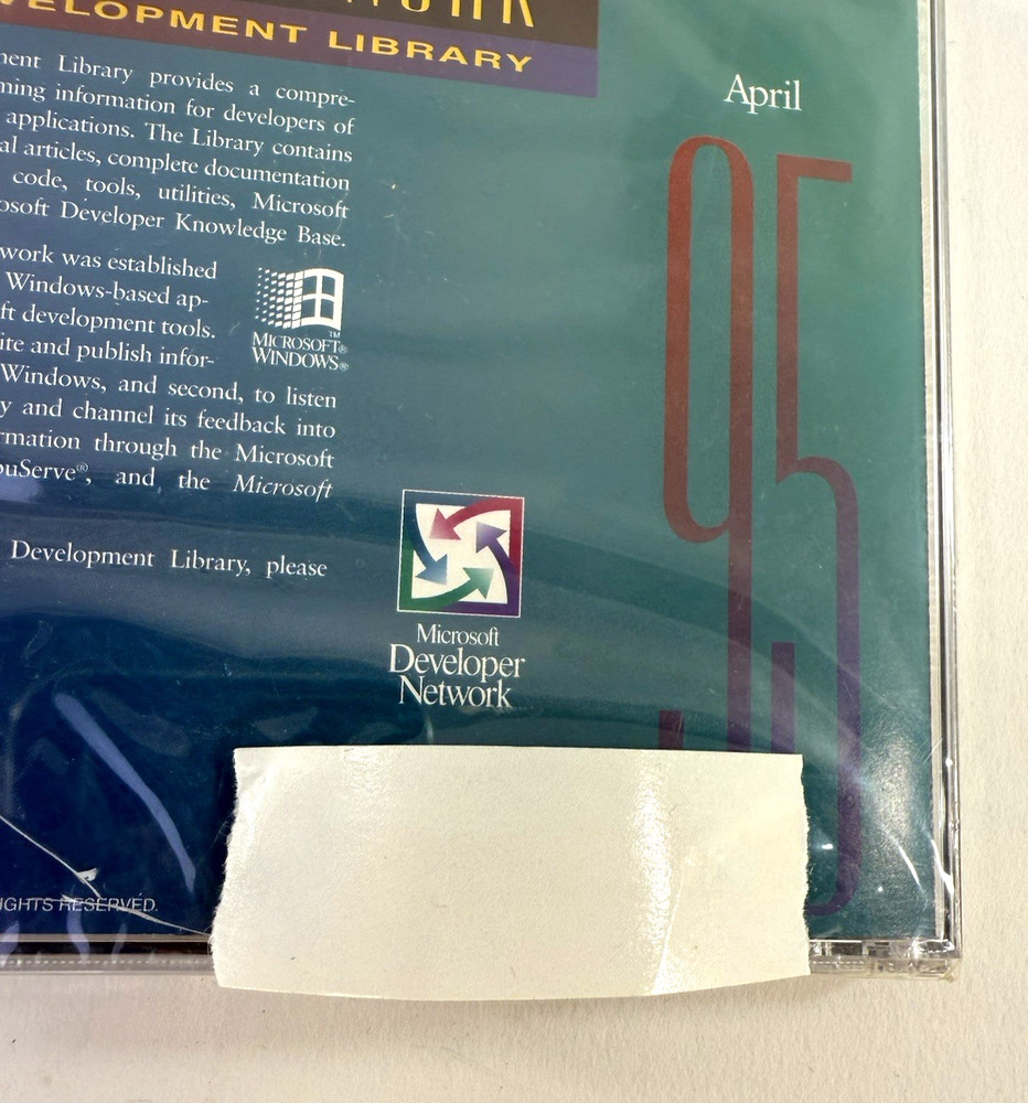 Microsoft Developer Network Development Library April 1995 - Sealed with Key