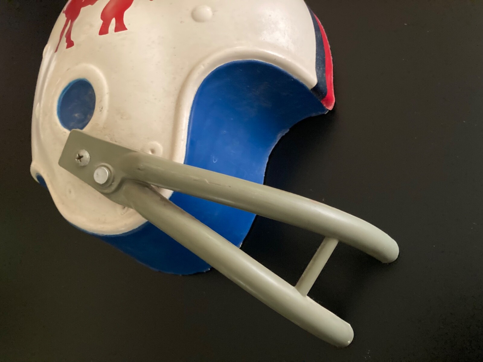 Vintage Buffalo Bills Standing Buffalo Helmet from Plastic Wall Plaque