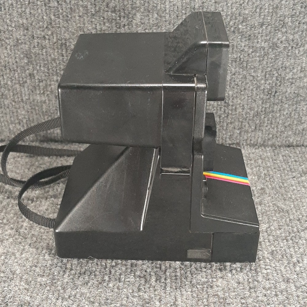 Polaroid One Step Plus Rainbow with Q-Light 2351 Flash Land Camera READ UNTESTED