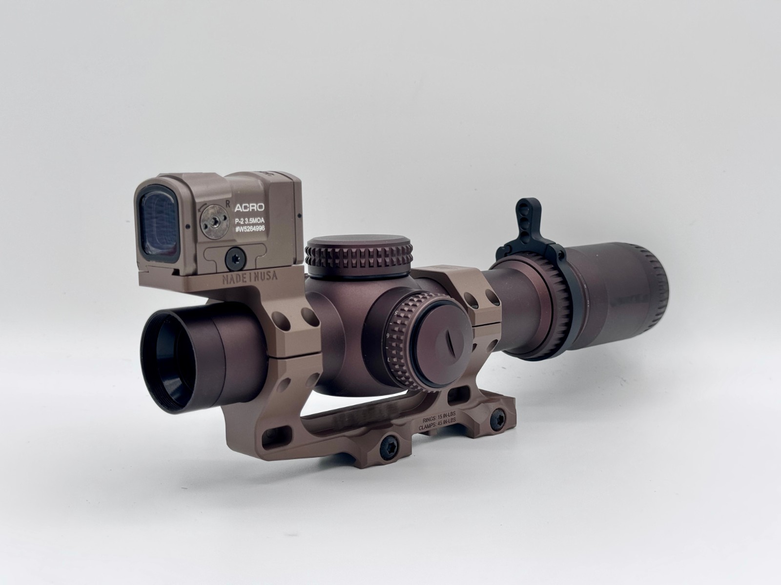 EG Razor HD Gen III 1-10x24 FFP LPVO Scope  1.73" Combo w/ACRO Hold 5.56/7.62