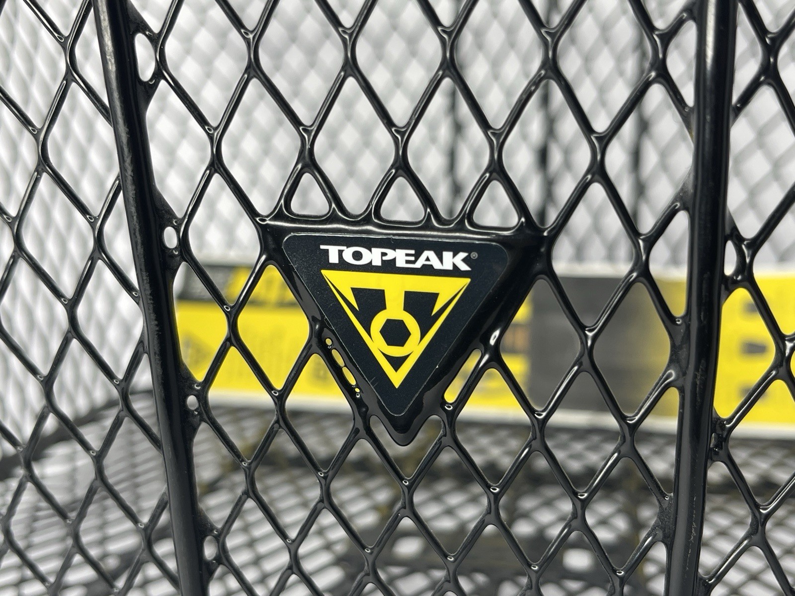 Topeak MTX Rear Bike Basket - Heavy-Duty Steel Welded Wire Rack w/ QuickTrack