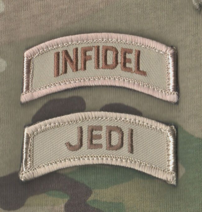 COMBINED JOINT SP OPS TASK FORCE CJSOTF vêlkrö 2" 2-PC: ΜΟΛΩΝ ΛΑΒΕ + WING-SKULL