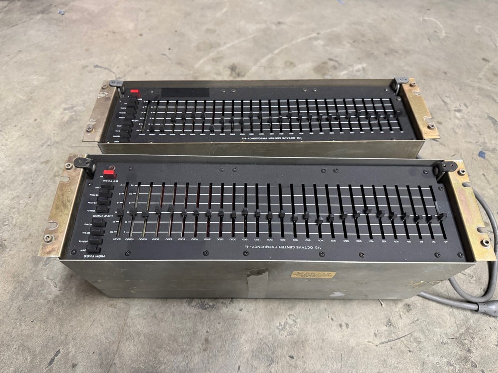 1970's Altec 9860A Active Equalizer pair (There will be 2 pieces.)